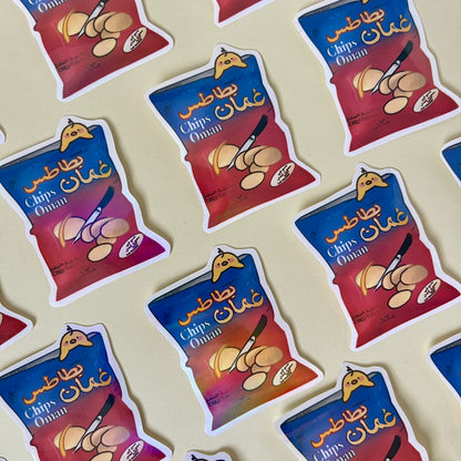 Oman chips sticker