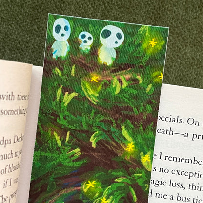 Princess Mononoke forest spirits bookmark