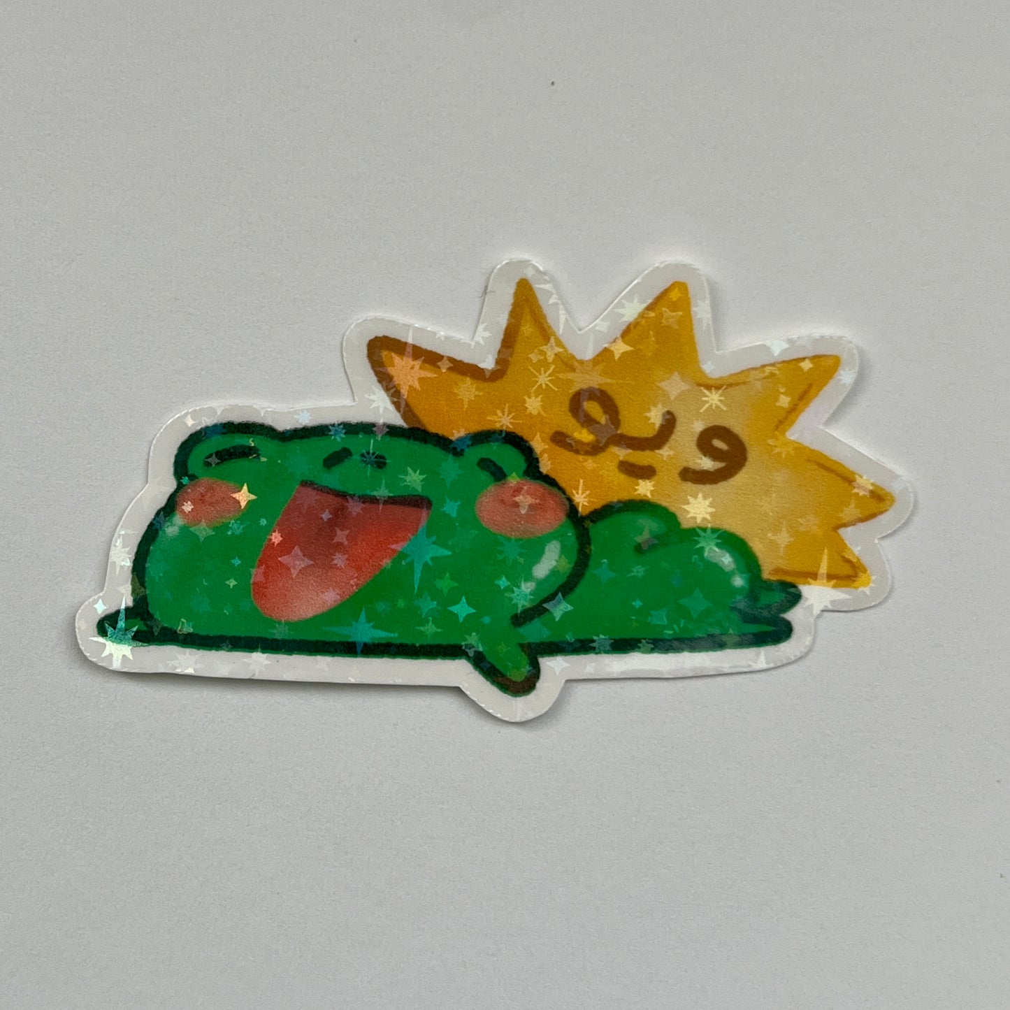 Weeew frog sticker
