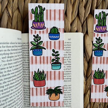 Plants cacti bookmark