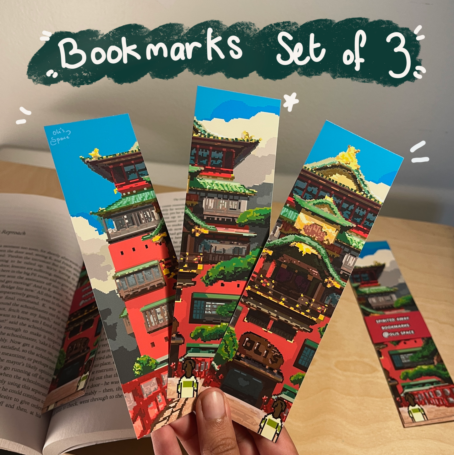 Spirited away bookmarks