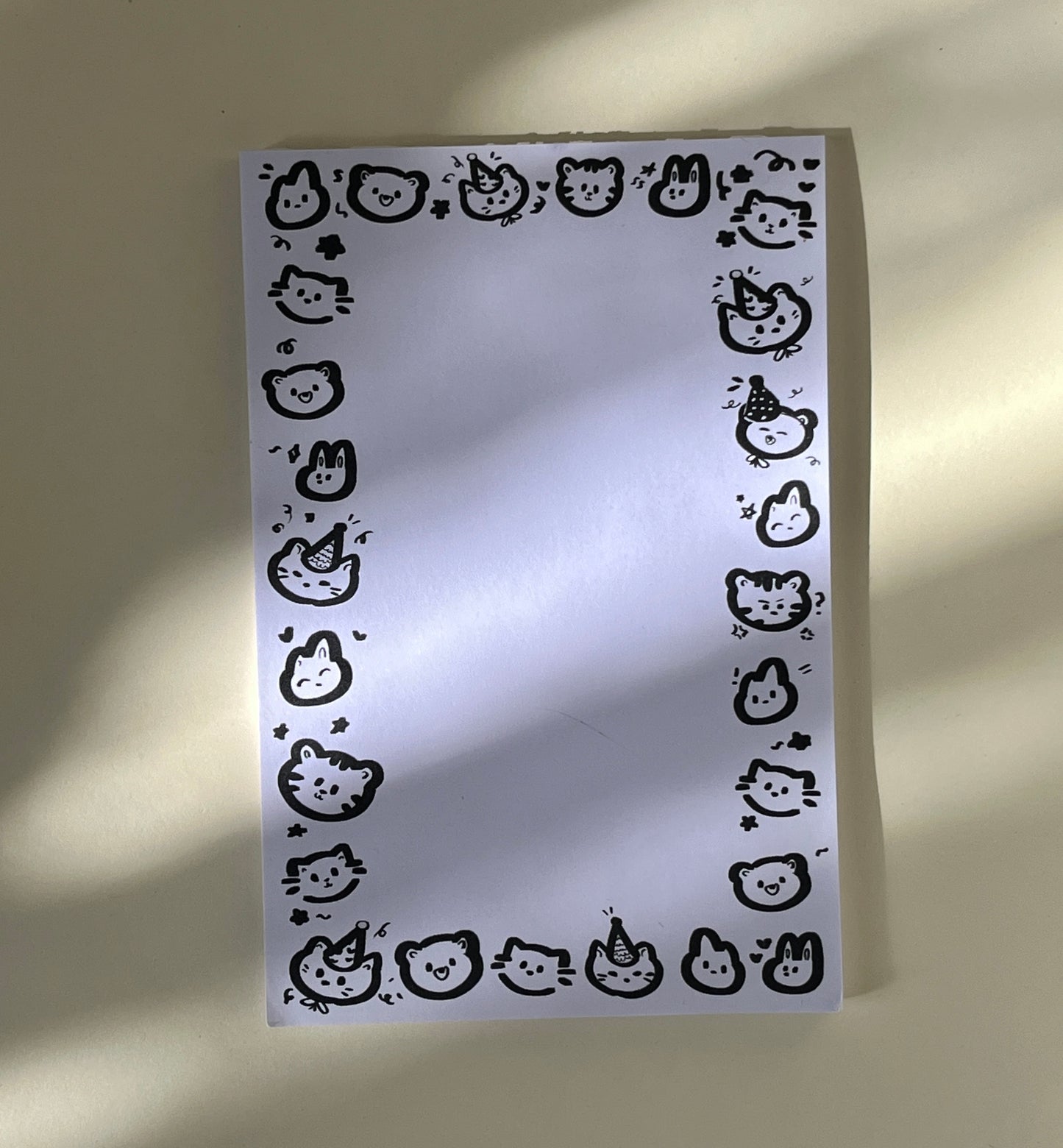 doodles memo pad