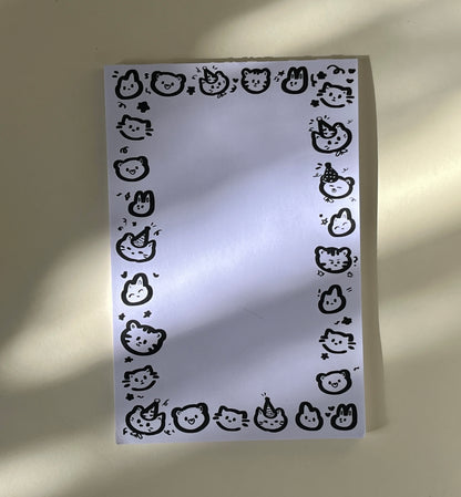 doodles memo pad