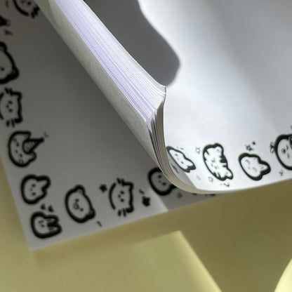 doodles memo pad