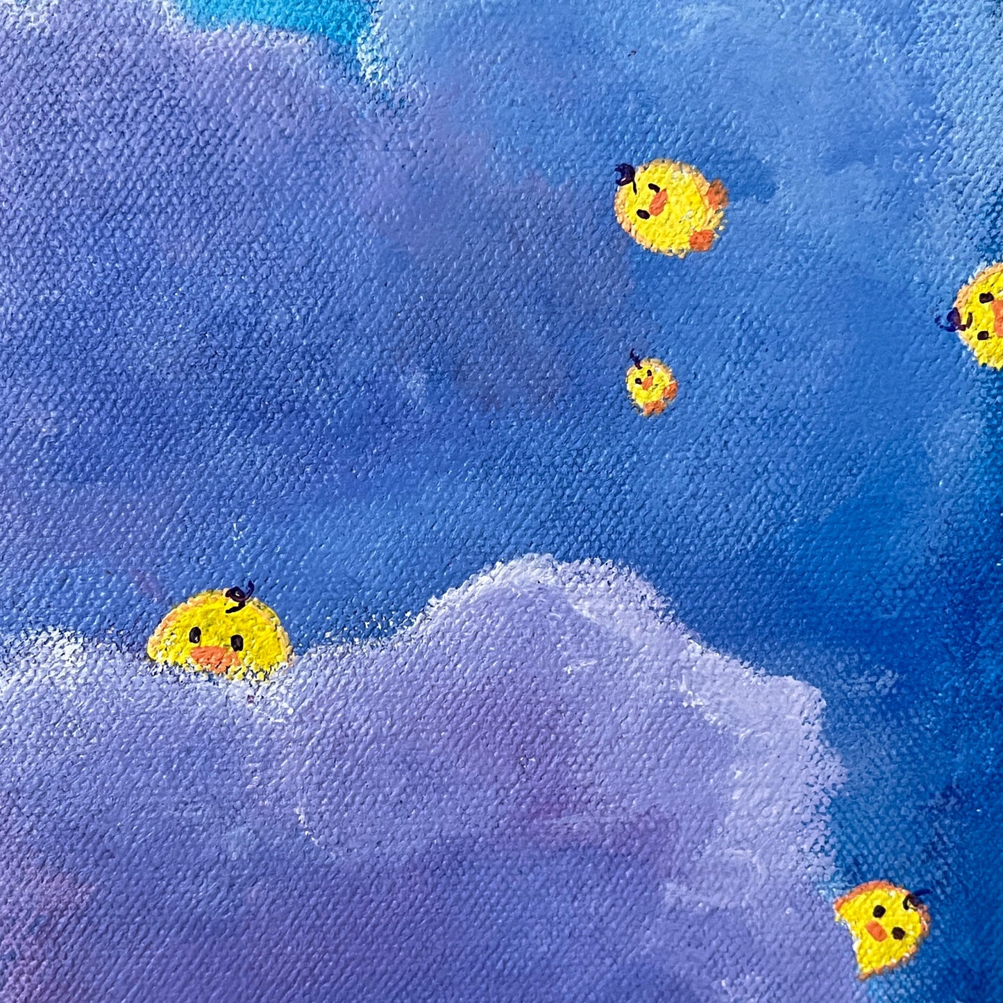 ducky sky Tote Bag